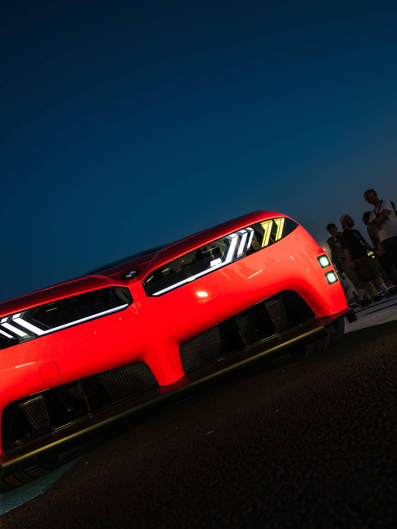 BMW M3 eléctrico, vista frontal