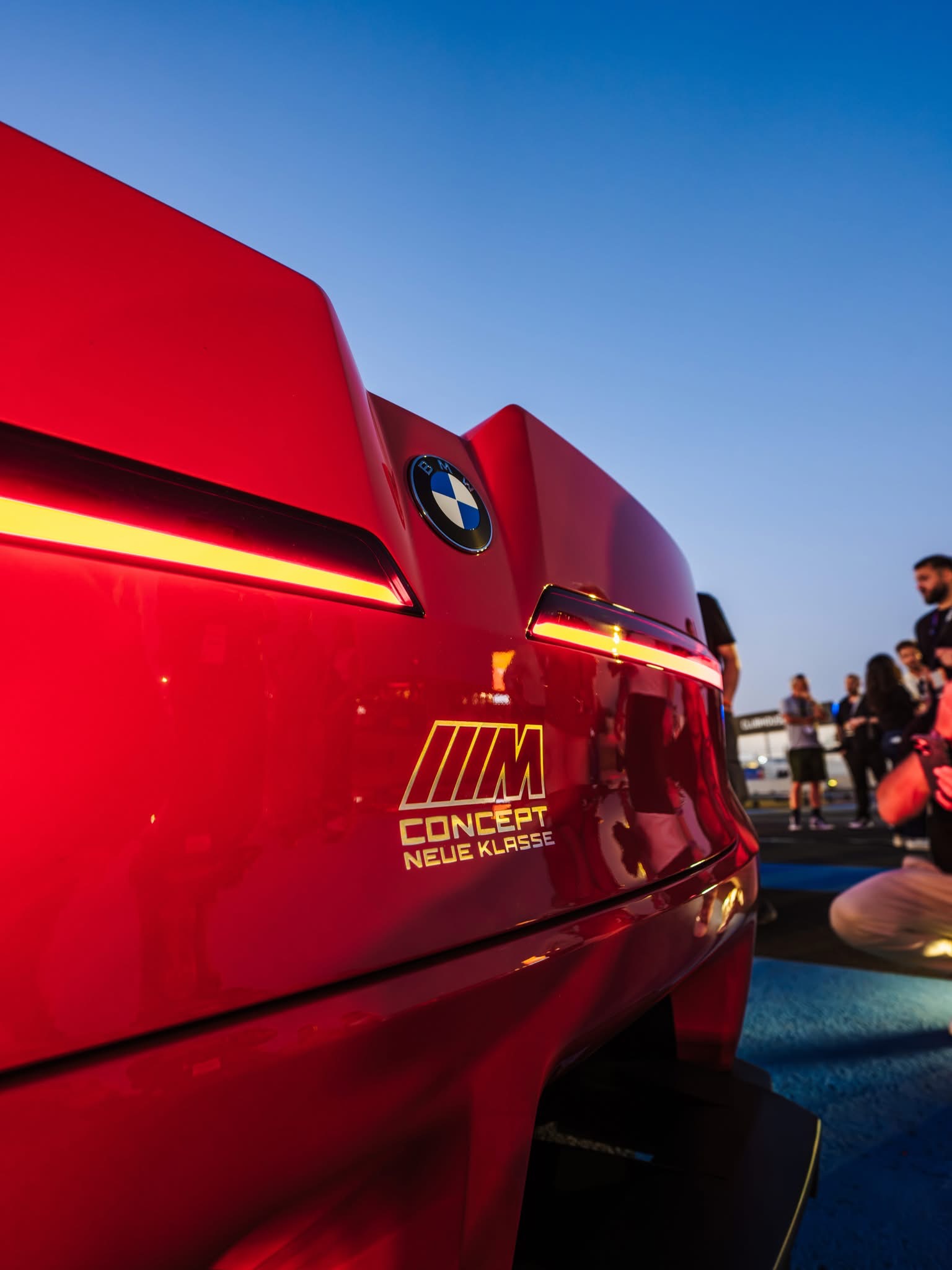 BMW M3 eléctrico, vista posterior